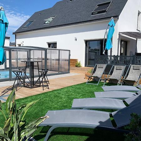 Maison 10 Pers En Bord De Mer Avec Piscine Chauffee Toute L'Annee, Spa Et Hamman Surzur Dış mekan fotoğraf